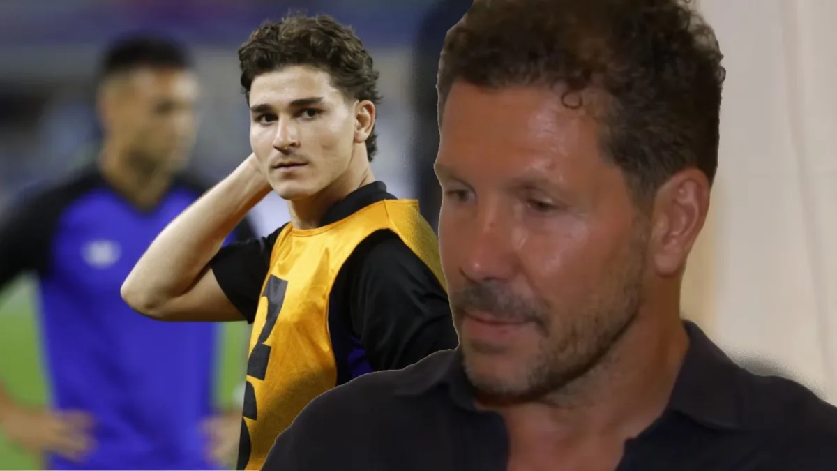 El Atlético planea construir su juego alrededor de Julián Álvarez